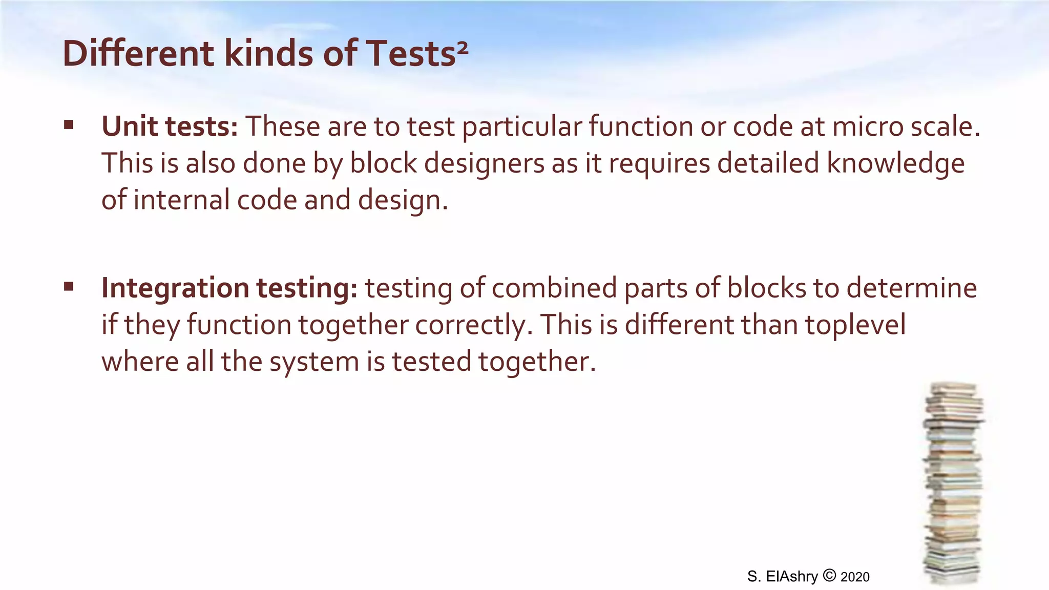 verification_planning_systemverilog_uvm_2020 | PPT