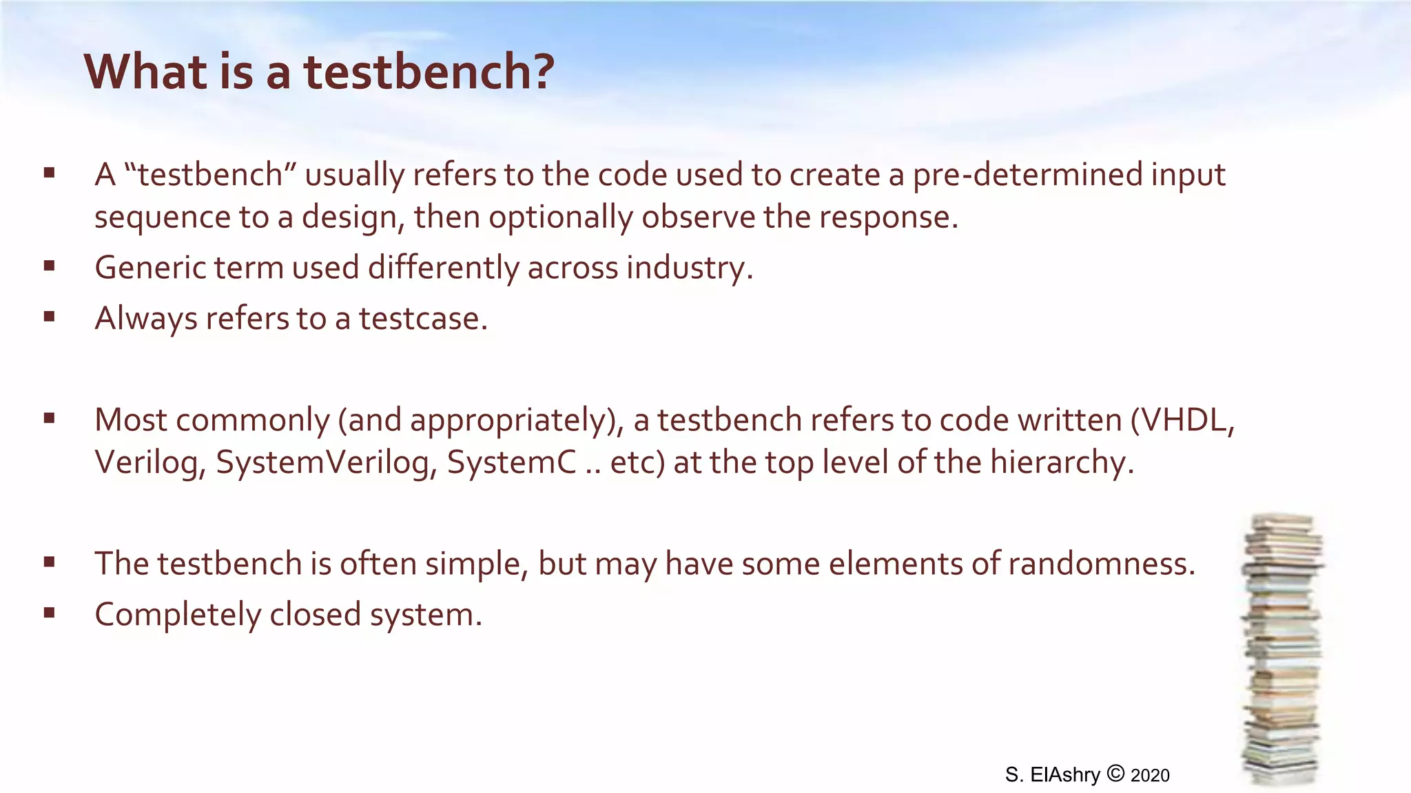 verification_planning_systemverilog_uvm_2020 | PPT