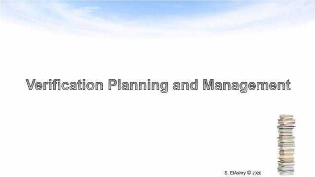 verification_planning_systemverilog_uvm_2020 | PPT