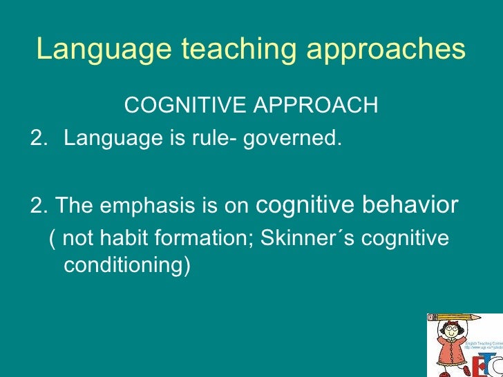 Cognitive approach in teaching new arrivals