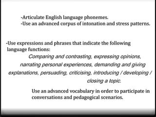 Diagnostic session advanced English | PPTX