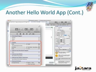 Another Hello World App (Cont.)
 