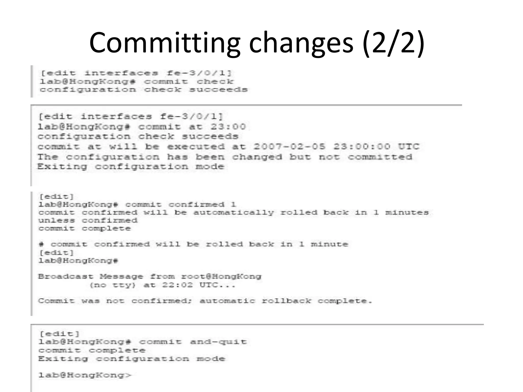 Committing changes (2/2)
 
