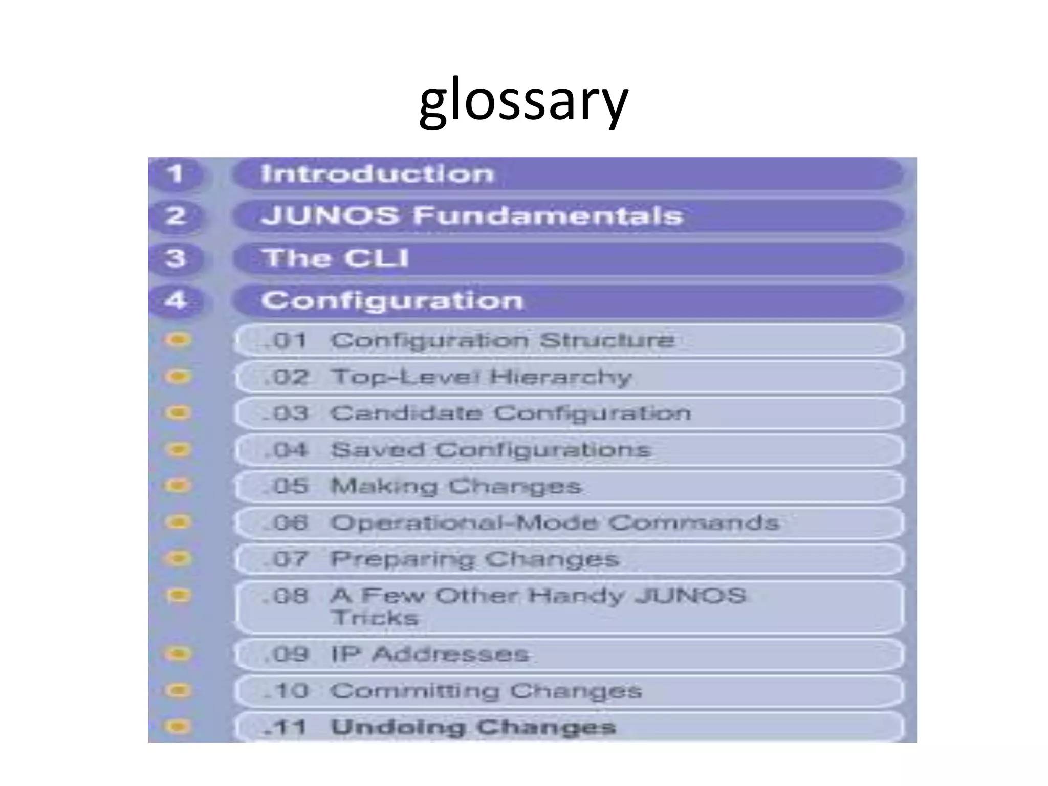 glossary
 