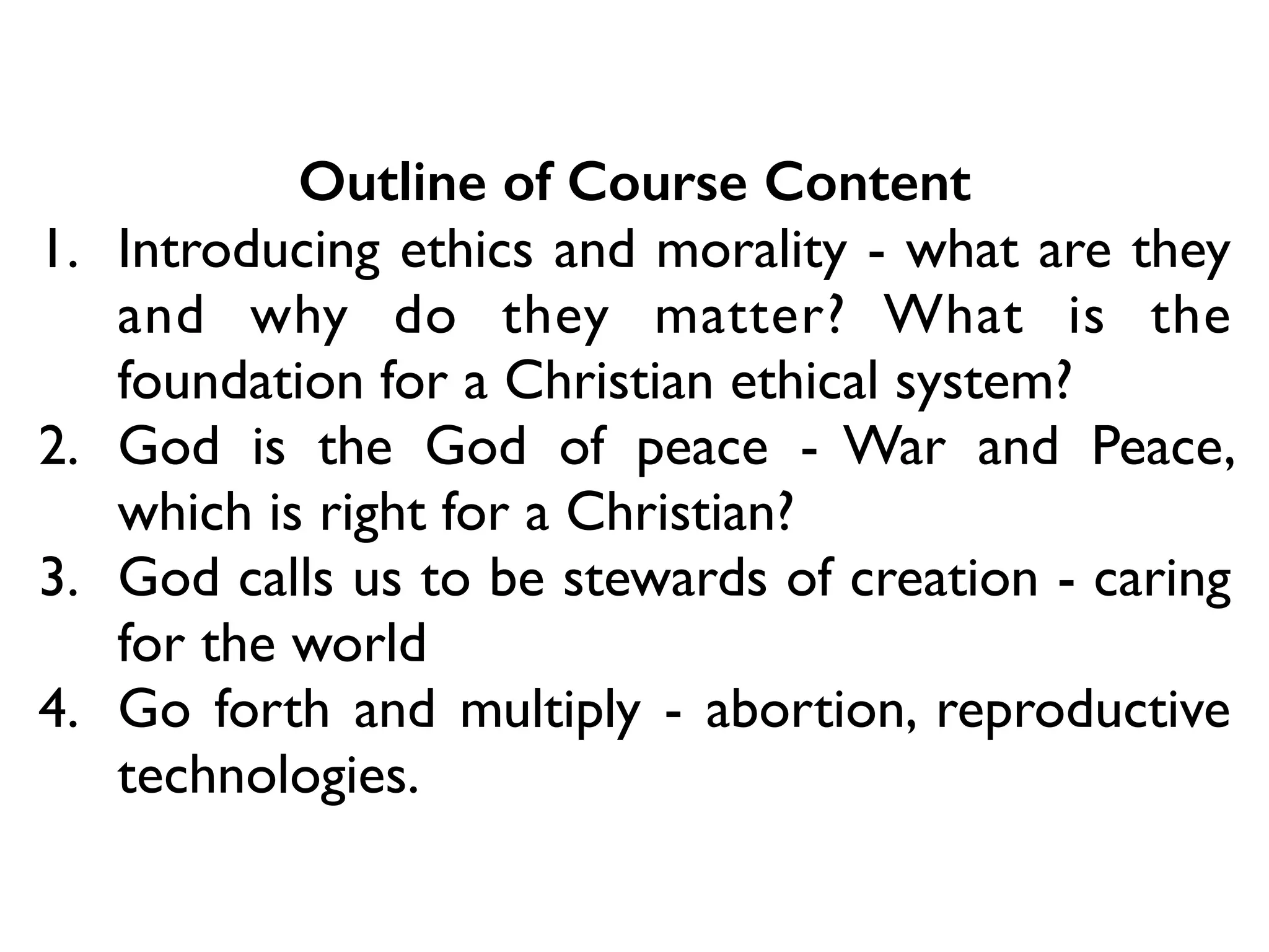 It is worth remembering
that…	

“Terms like ethics and
morals / morality are
often used
synonymously”	

People use them to mean the
same thing - so be careful you
know what the person you are
reading means by them!
 