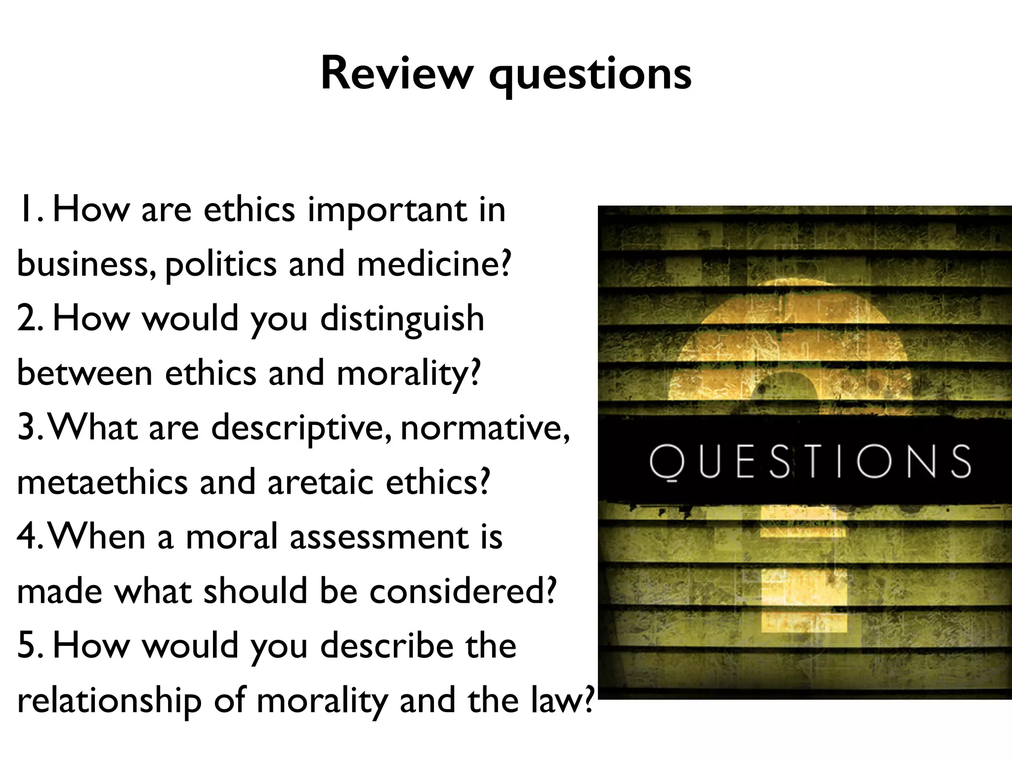 Possible Options for
Christians:
1. Moderation: You can drink,
just don’t get drunk.
2. Abstaining: You are allowed
to drink, but it is best that you
decide not to.
3. Prohibited: Drinking alcohol
is a sin and must therefore be
avoided.
 