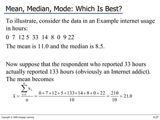 Introduction to statistics & data analysis | PPT