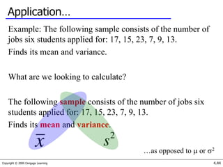 Statistics Worked Examples Introduction to statistics & data analysis | PPT