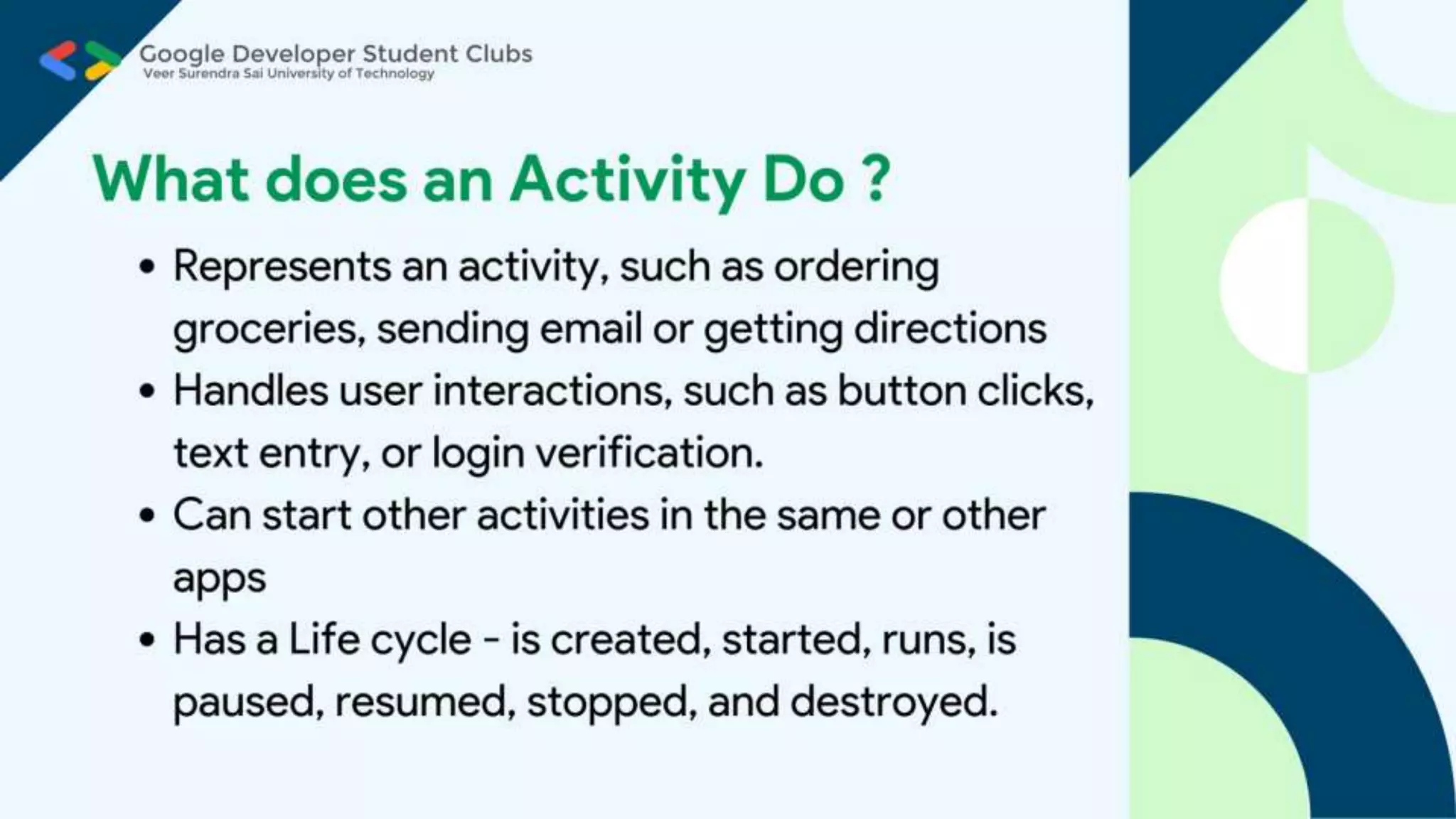 Android Study Jam Session 1