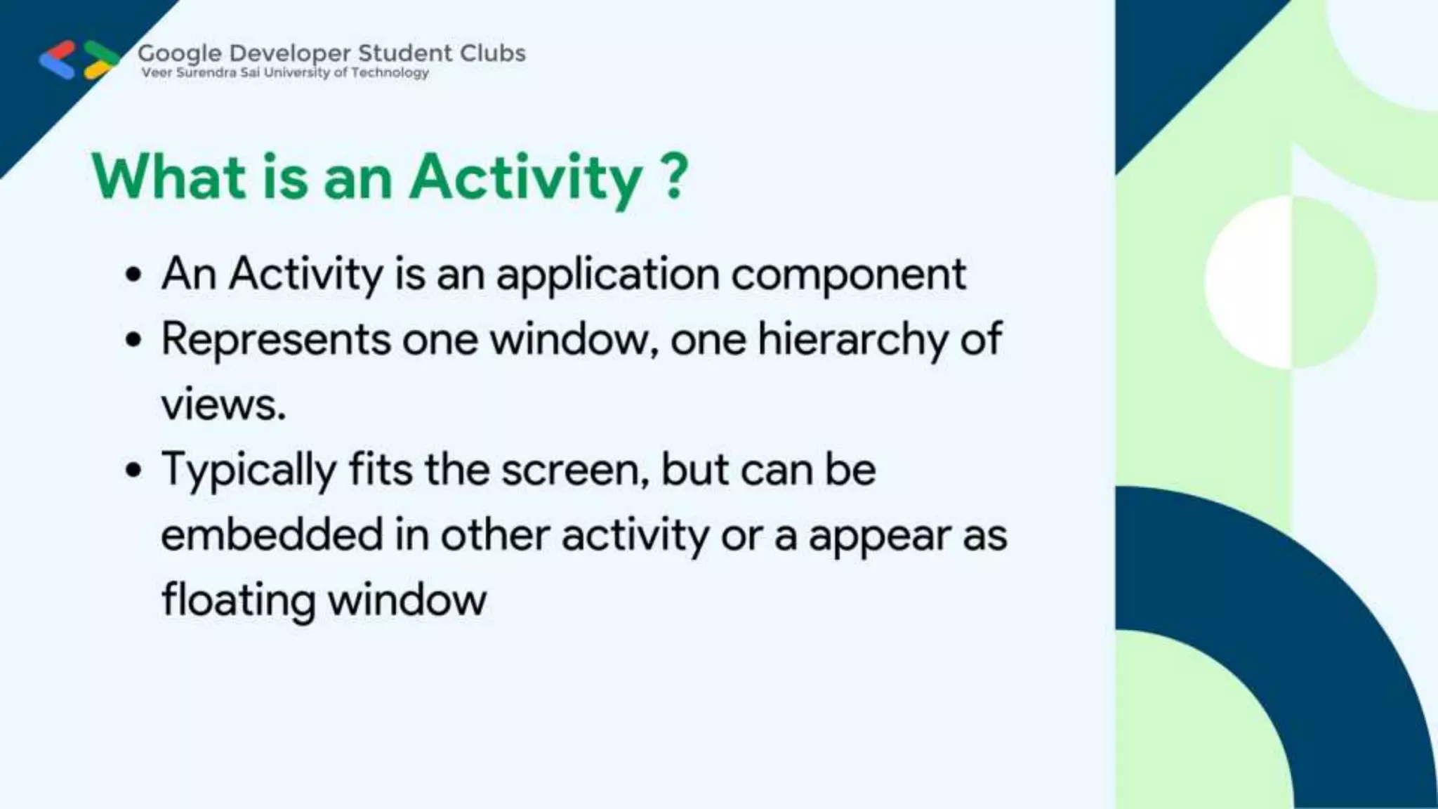 Android Study Jam Session 1
