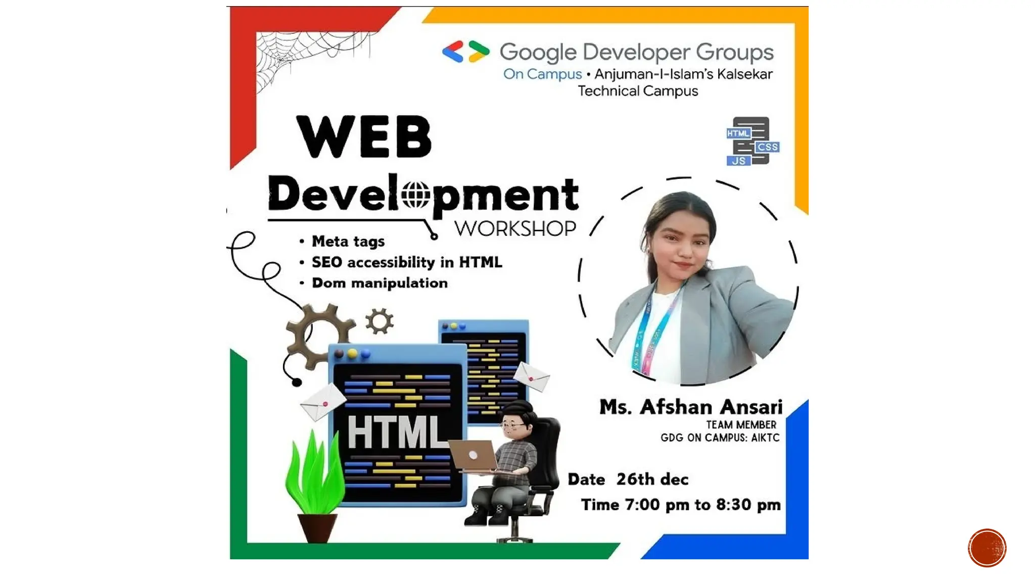 Web Development basics with HTML,CSS, Js | PPT