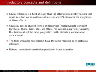 Machine Learning and Causal Inference: Foundations and Applications in ...