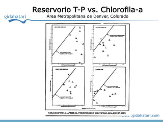 Reservorio T-P vs. Chlorofila-a
    Área Metropolitana de Denver, Colorado
 
