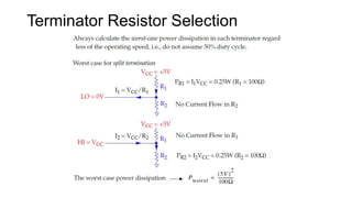 Terminator Resistor Selection
 