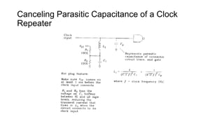 Canceling Parasitic Capacitance of a Clock Repeater
 
