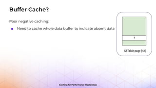 Caching for Performance Masterclass: Caching Strategies | PPT