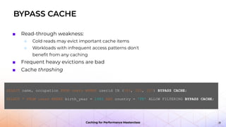 Caching for Performance Masterclass: Caching Strategies | PDF