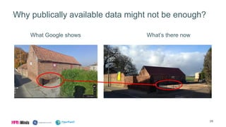 Why publically available data might not be enough?
29
What Google shows What’s there now
 