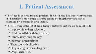 Drug Therapy Problem Chart.pdf Session 1- Introduction to Pharmacotherapy.pptx