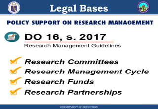 DEPARTMENT OF EDUCATION
Legal Bases
 