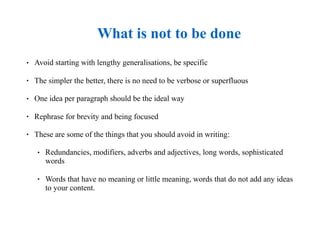 Session 1 - Introduction to the Principles of Effective Technical ...