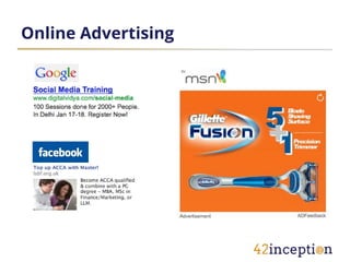 Online Advertising
 