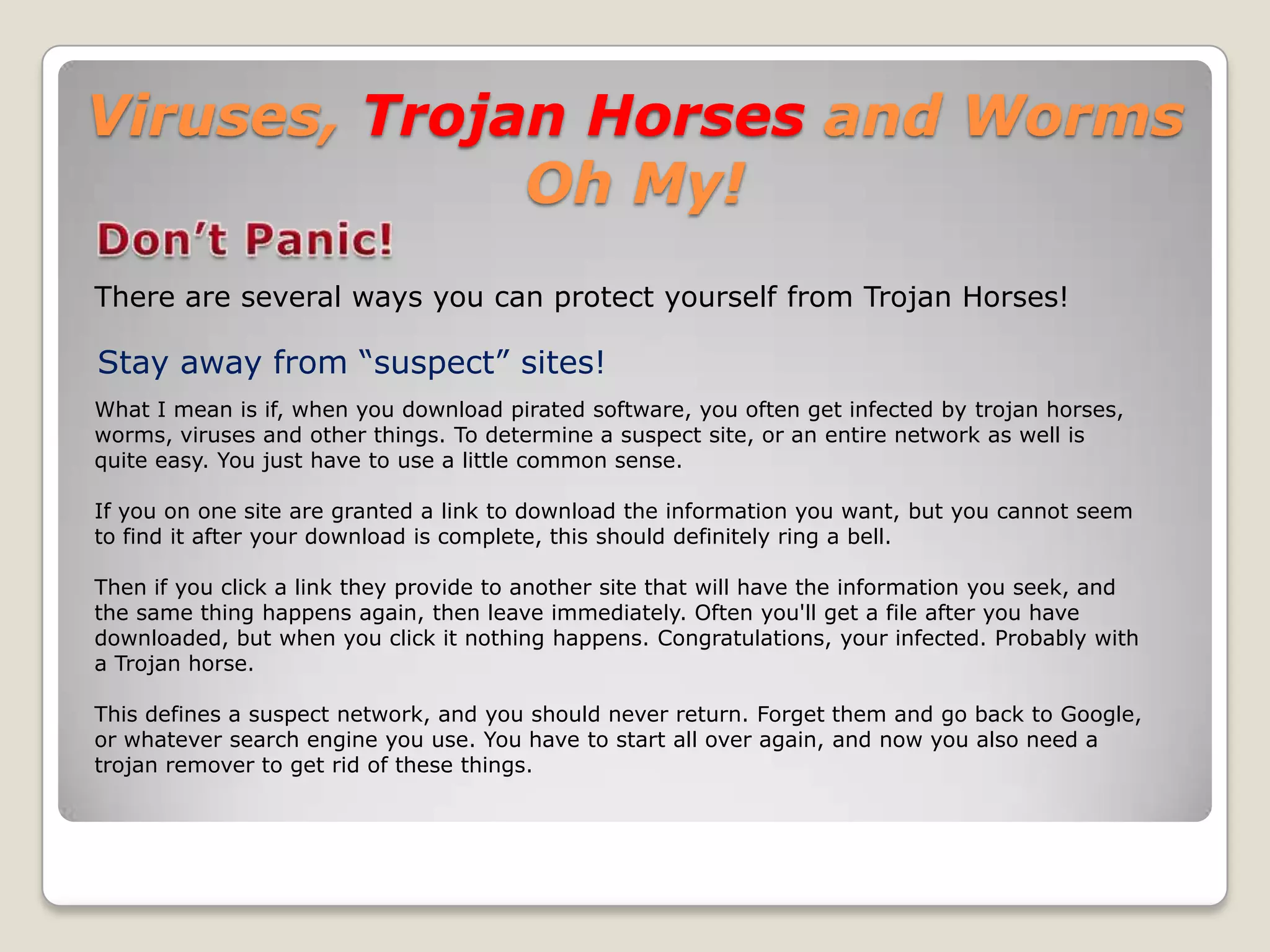 Network SecurityNetwork security is critical to everyone. Most of the information we deal with can not be released to the publicand must be secure.Network security is everyone’s responsibility.There are many simple things you can do to help secure information. 