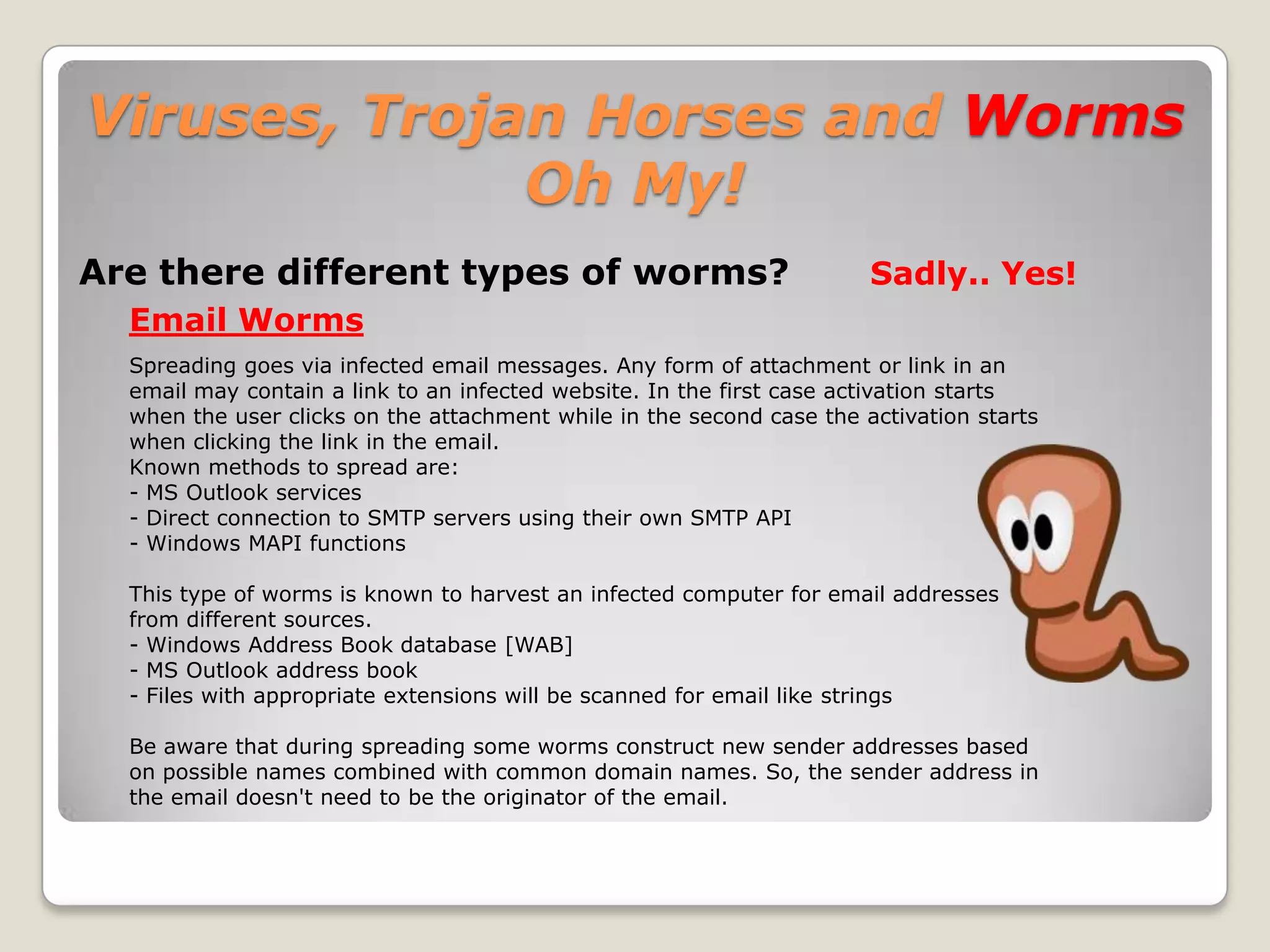 Network SecurityPasswordsDo not use your own name - Using your own name in your password, even if it is followed by other words or numbers, increases the chance that a hacker can guess your password. Avoid repeating small sequences of characters (i.e. abcabc) - Most "Brute Force" programs have a list of common sequences that they use when trying to generate a list of possible passwords. 