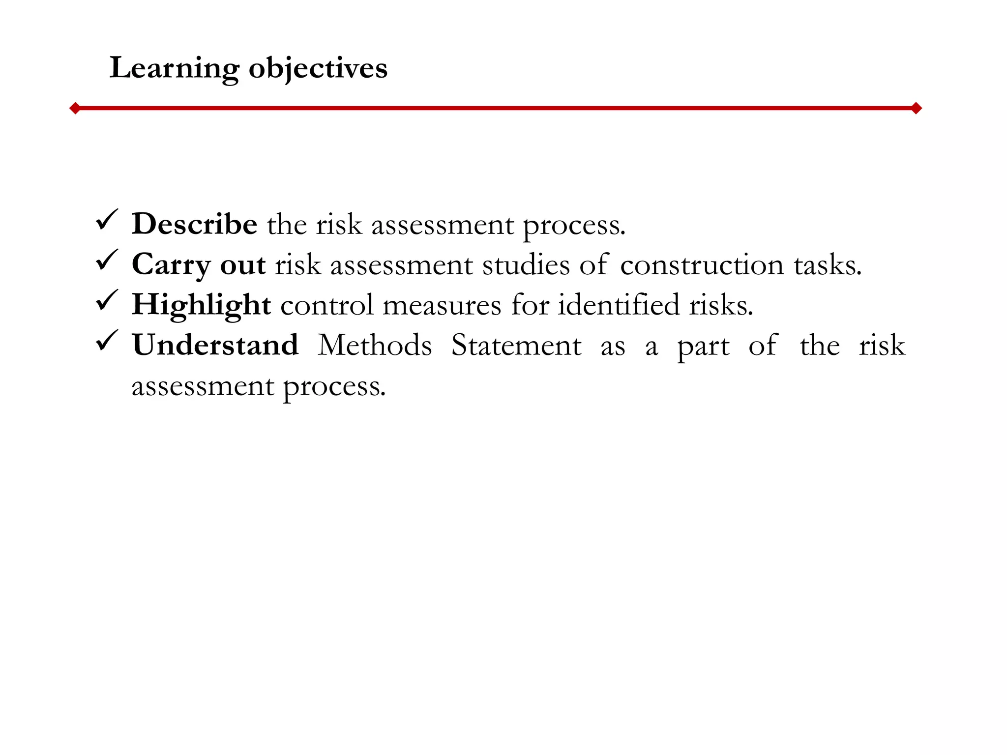 Construction Safety Training_Session 10_Risk Assessment, Hierarchy of ...