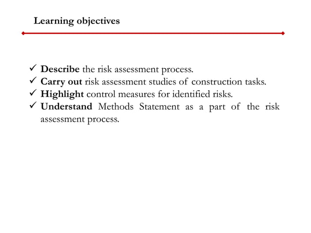 Accu Methods Risks Construction Safety Training_Session 10_Risk Assessment, Hierarchy of ...