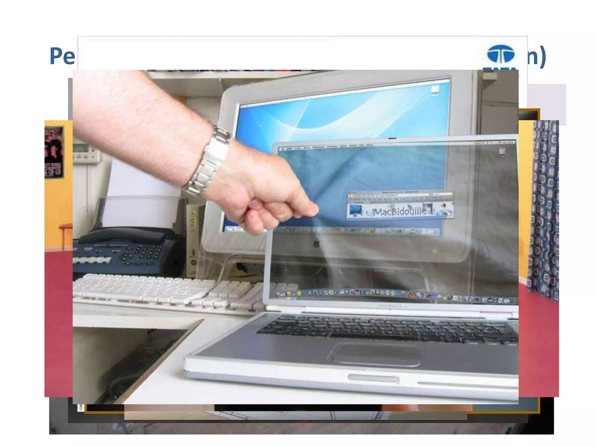 Perceptual Selection (or selective perception)
External factors include:
• Size - A larger size makes it more likely an
object will be selected.
• Intensity - Greater intensity, in brightness,
for example, also increases perceptual
selection.
• Contrast - When a perception stands
clearly out against a background, there is
a greater likelihood of selection.
• Motion - A moving perception is more
likely to be selected.
• Repetition & Interpretation - Repetition
increases perceptual selection.
• Novelty and familiarity - Both of these
increase selection. When a perception is
new, it stands out in a person's
experience. When it is familiar, it is likely
to be selected because of this familiarity.
 