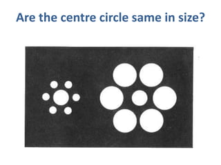 Are the centre circle same in size?
 