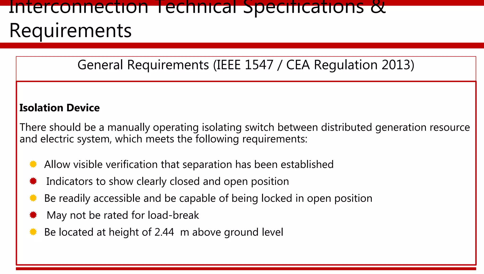 Session 10 grid interconnections & commissioning test procedures | PPTX