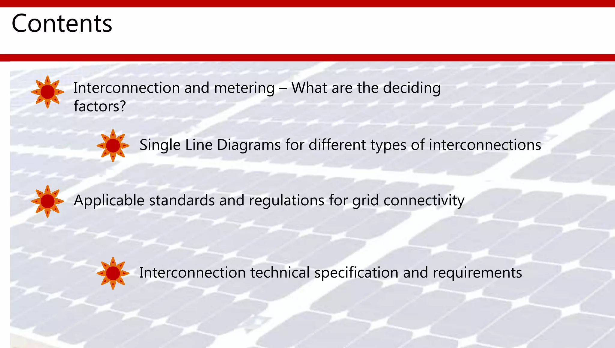 Session 10 grid interconnections & commissioning test procedures | PPTX