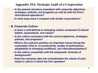 Analyze strategic factors using SWOT