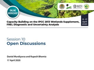 Background
• Indonesia is poised to finalize 2nd FREL with significant
refinements over last version.
• Transition from de...