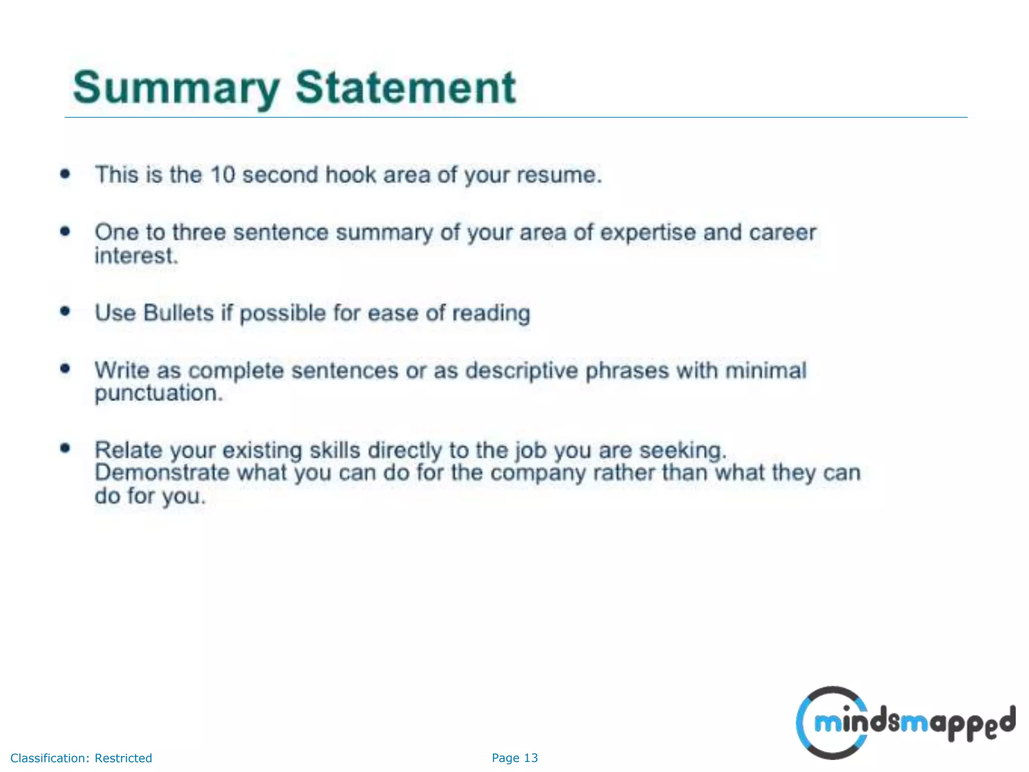 Page 13Classification: Restricted
 