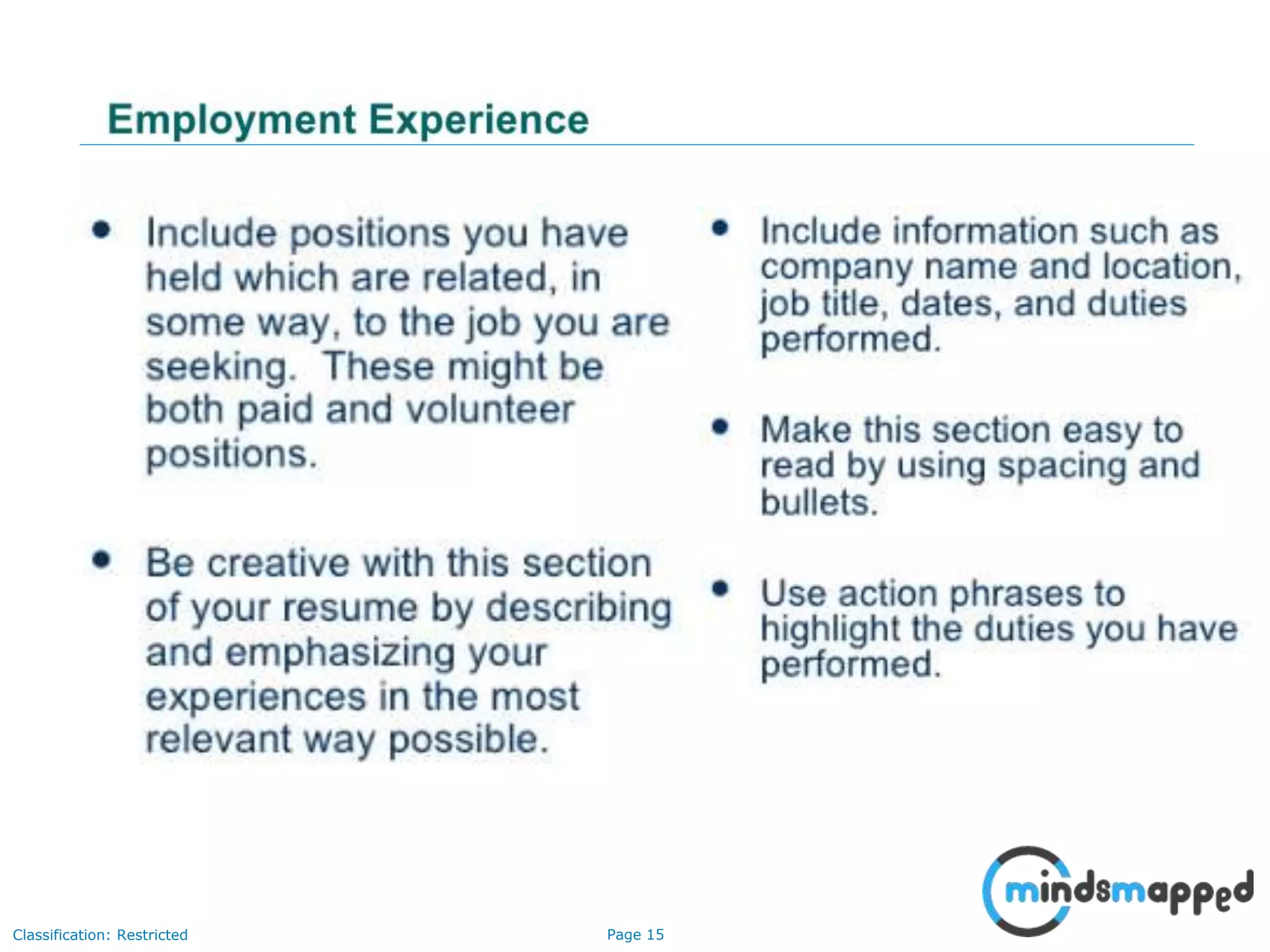 Page 15Classification: Restricted
 