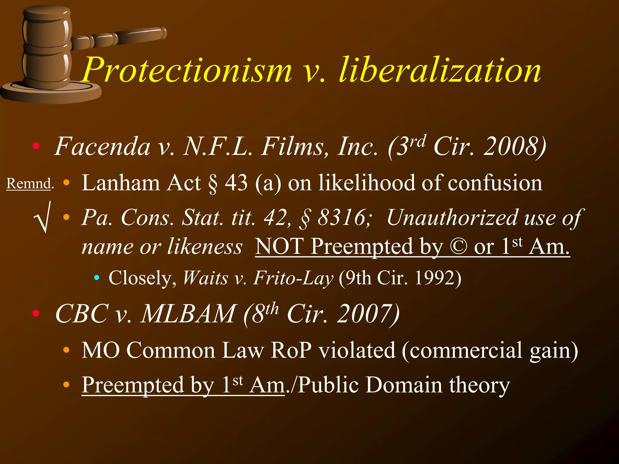 Trials
• Whitewater
Rafting
Companies
• Snow Mobiles
• Ropes Course
• Canoe Liveries
• Climbing Gyms
• Land owners
• Ski Areas
• Mt. Everest
• Mountaineering
 