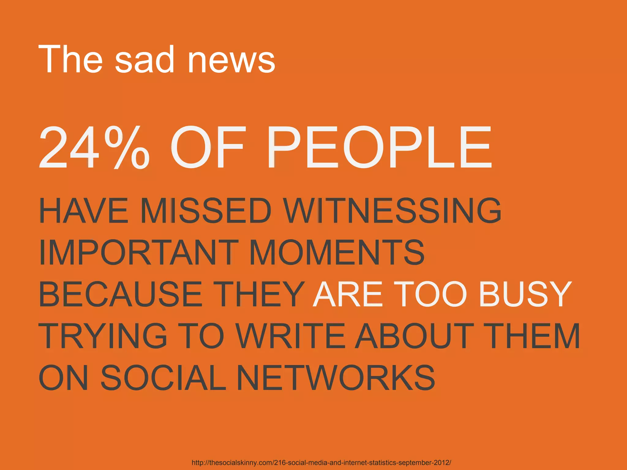 SOCIAL MEDIA STATS
http://www.digitalbuzzblog.com/infographic-social-media-statistics-for-2013/	

 