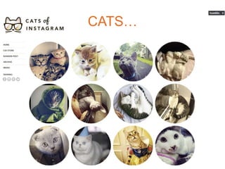 Best deal in the history of the social web
WHY?
•  USER GROWTH
•  MOBILE
http://dealbook.nytimes.com/2013/05/02/instagram-deal-is-looking-better-and-better/
http://dealbook.nytimes.com/2012/04/09/facebook-buys-instagram-for-1-billion/
 