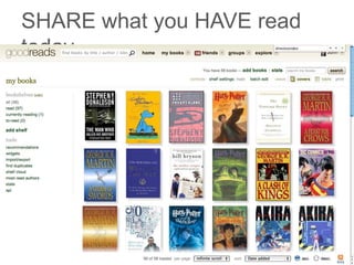 SHARE YOUR bookmarkS
 