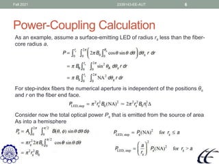 Fiber optics power launching coupling Amirkabir university | PDF