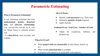 - Budgeting as in project planning cover the topic | PPTX