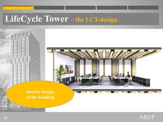LifeCycle Tower – the LCT-design




     interior design
     of the building

                              Source : Renderings from creebyrhomberg


19
 
