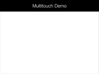 Multitouch Demo
 