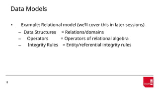 Database Management & Security Modelling | PPTX