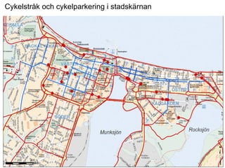 Cykelstråk och cykelparkering i stadskärnan




STADSKONTORET
Josephine Nellerup, 081208
Stadsbyggnadsvisionen 2.0 – Staden och sjöarna
 