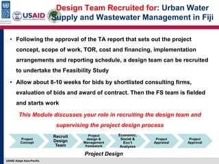 USAID Adapt Asia-Pacific
Design Team Recruited for: Urban Water
Supply and Wastewater Management in Fiji
• Following the a...