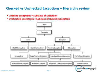 Session 13 - Exception handling - continued | PPT